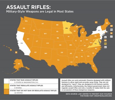 Law Center to Prevent Gun Violence redefines assault rifle